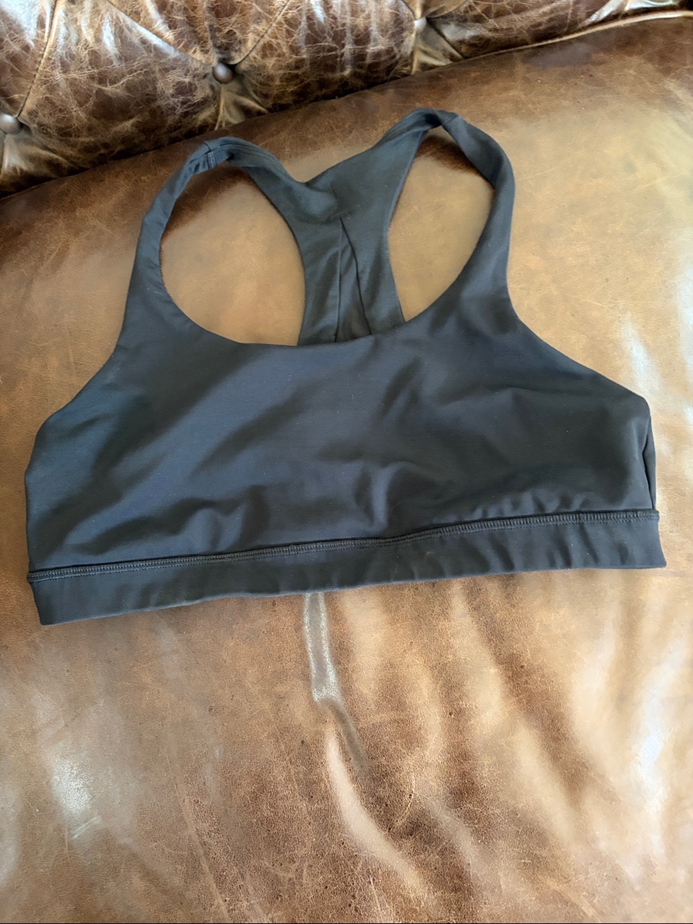 lululemon Free to Be Bra Wild Black Athletic Tank Top Sz 12